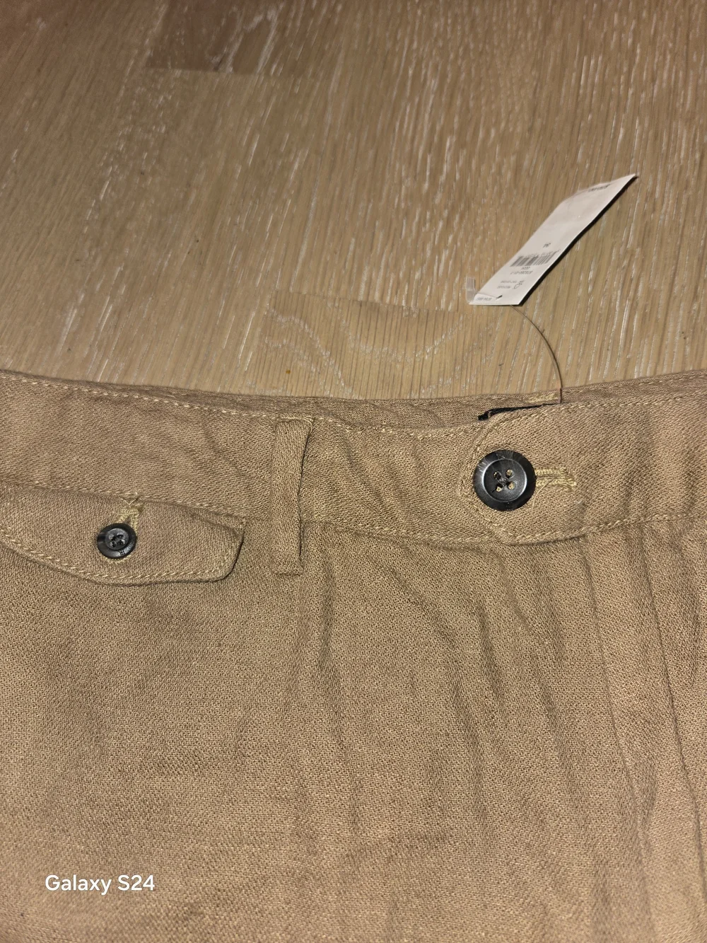 Mens Sz 34 Banana Republic Linen Blend Shorts New
